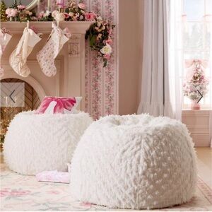 LoveShackFancy + Pottery Barn Teen bow bean bag cover